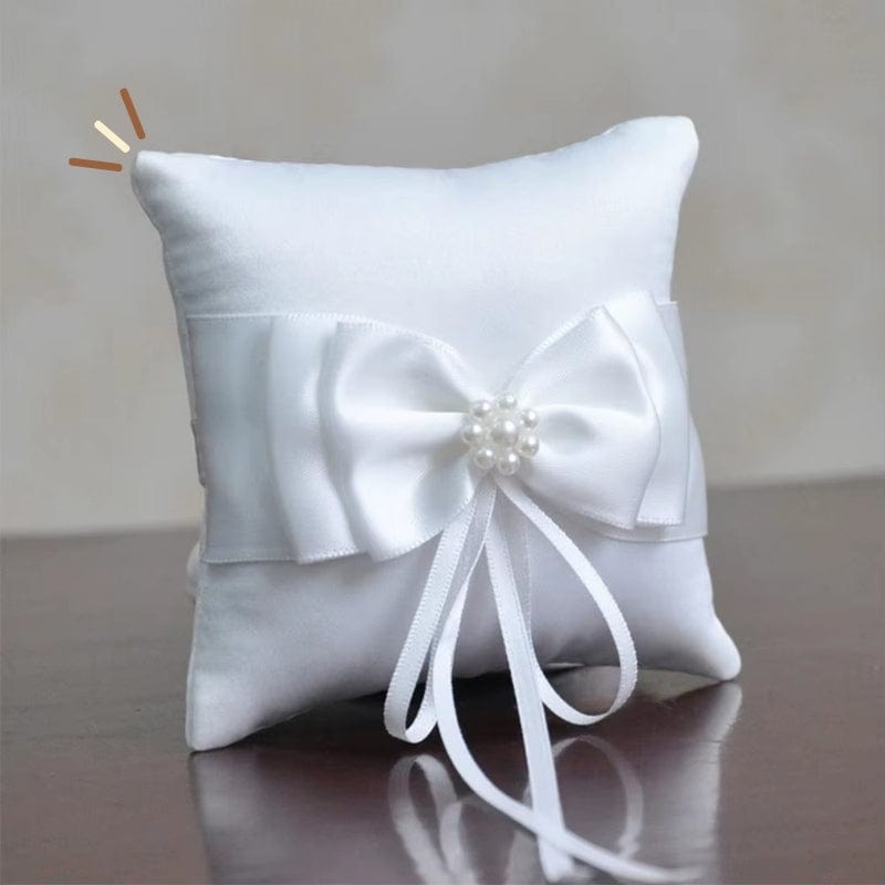 Coussin pour alliance | Dreamy Sloth® Blanc / 15x15 cm