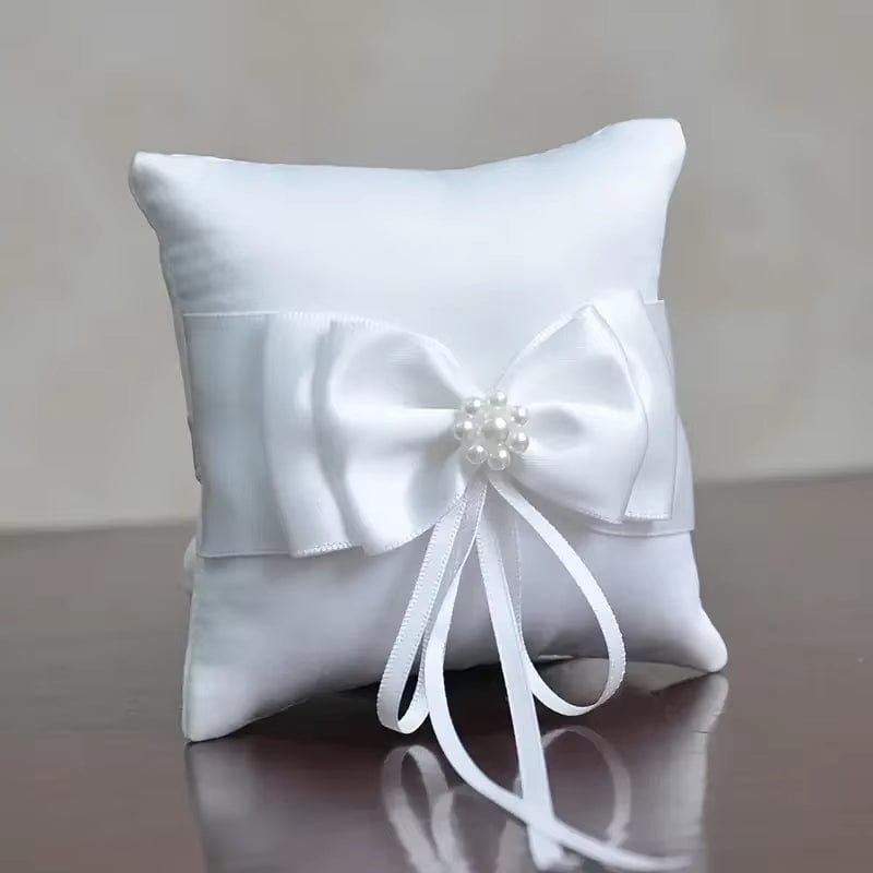 Coussin pour alliance | Dreamy Sloth® Blanc / 15x15 cm