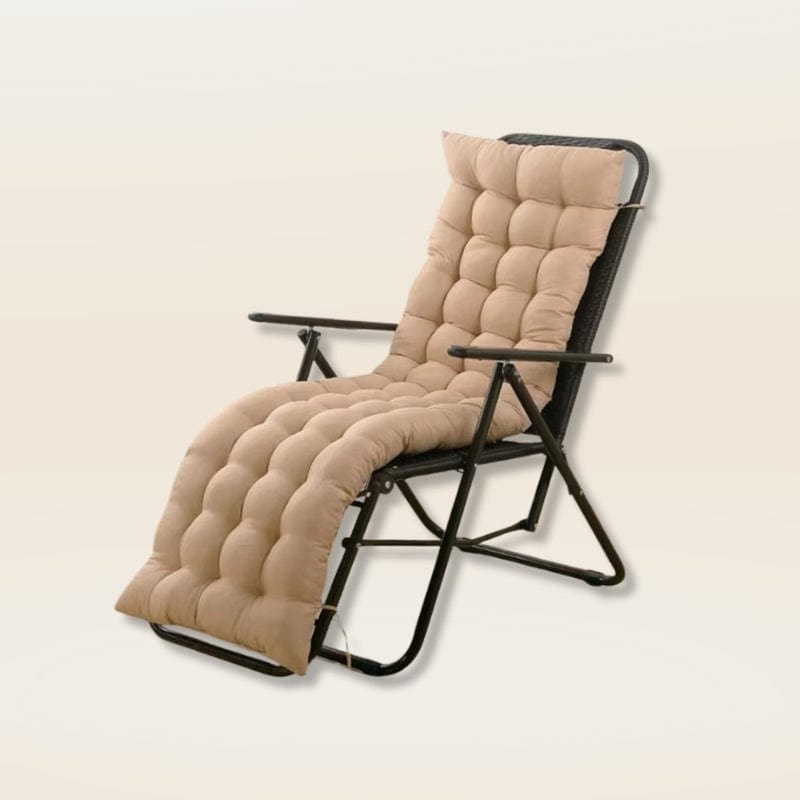 Coussin pour bain de soleil | Dreamy Sloth® Beige / 40x110 cm