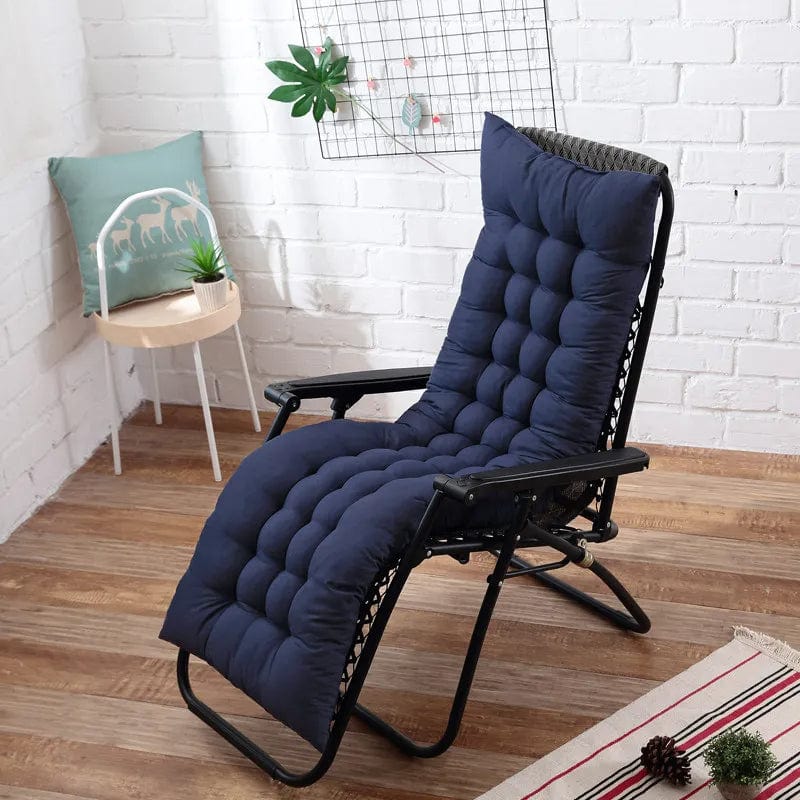 Coussin pour bain de soleil | Dreamy Sloth® Bleu marine / 40x110 cm