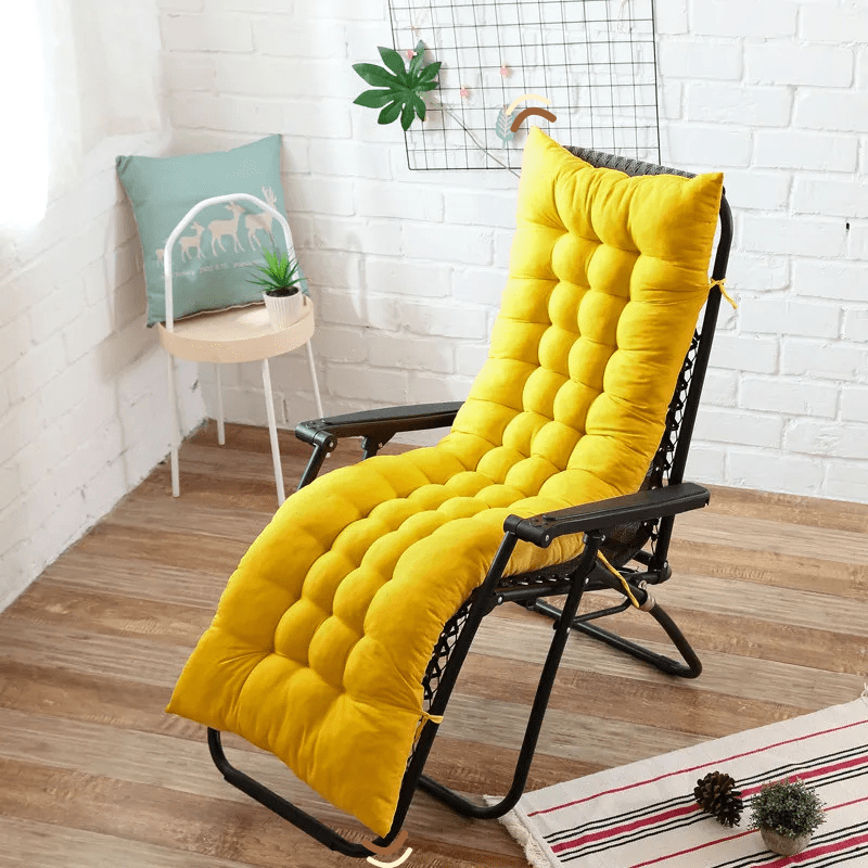 Coussin pour bain de soleil | Dreamy Sloth® Jaune / 40x110 cm
