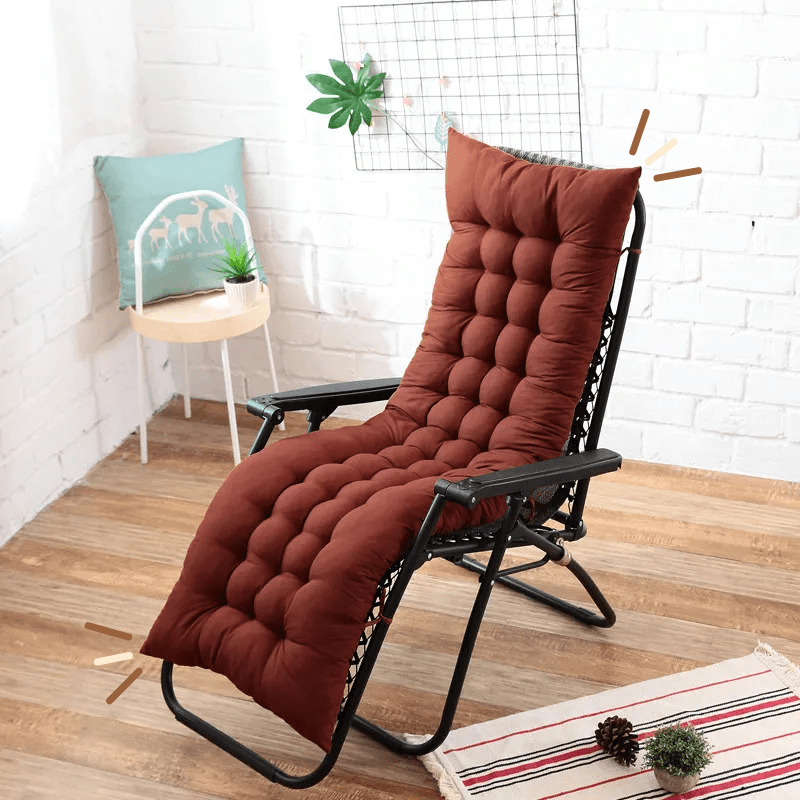 Coussin pour bain de soleil | Dreamy Sloth® Marron / 40x110 cm