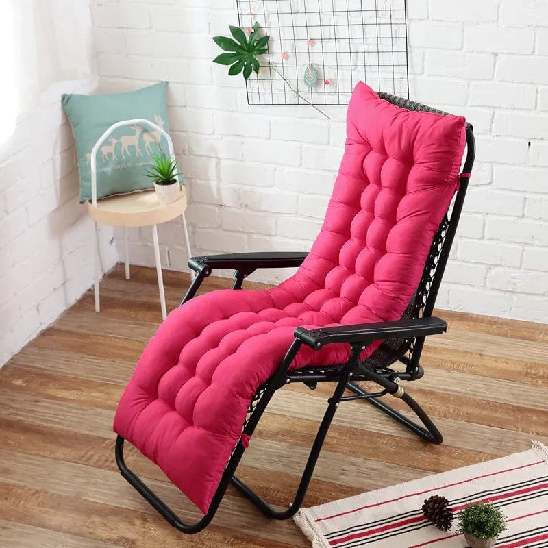 Coussin pour bain de soleil | Dreamy Sloth® Rose pastel / 40x110 cm