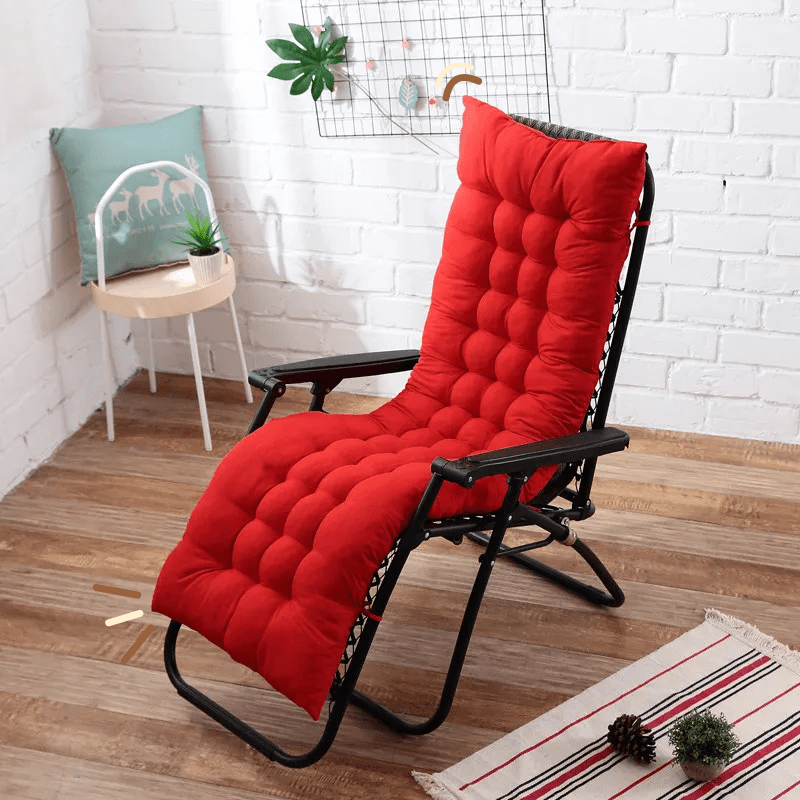 Coussin pour bain de soleil | Dreamy Sloth® Rouge / 40x110 cm