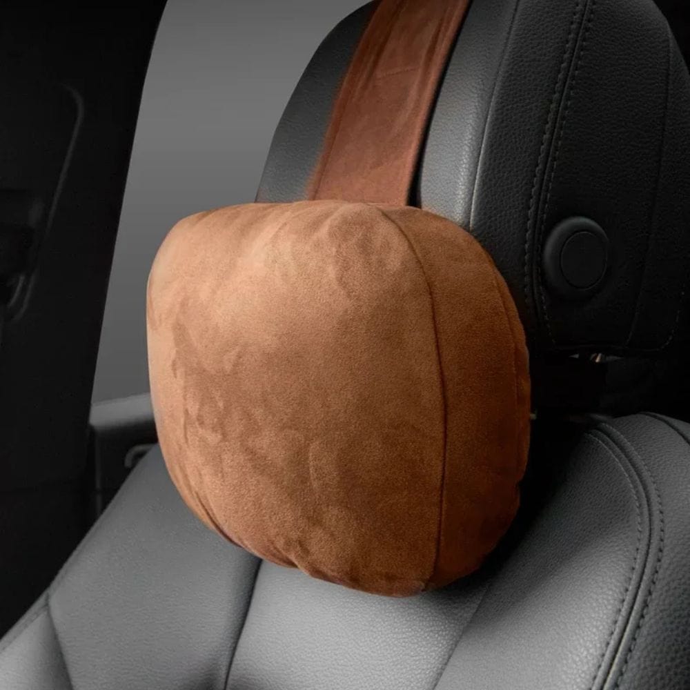 Coussin pour cervical voiture | Dreamy Sloth® Marron