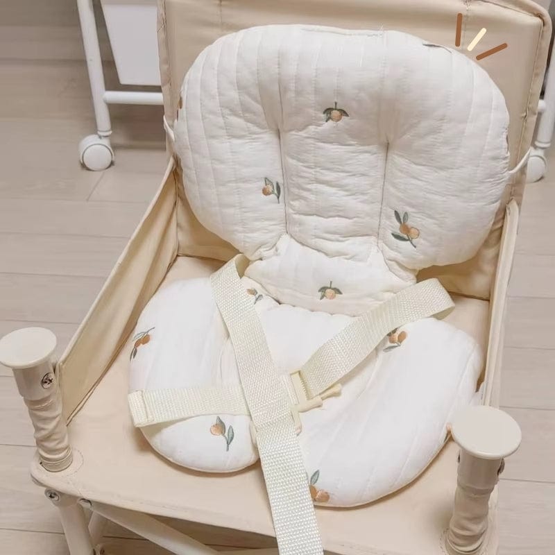 Coussin pour chaise haute en bois avec harnais | Dreamy Sloth®