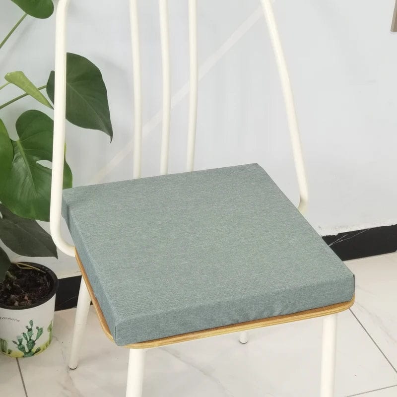 Coussin pour salon de jardin | Dreamy Sloth® Vert gris / 40x40x3 cm