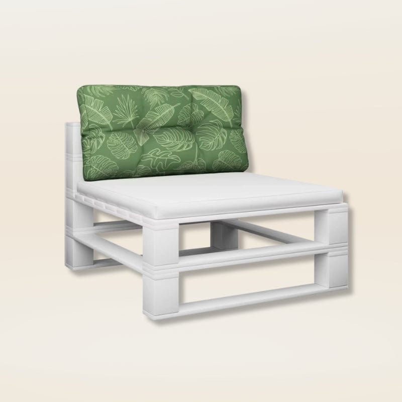 Coussin pour salon en palette | Dreamy Sloth® Vert / 70x40x12 cm