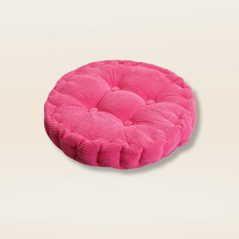 Coussin rond pour chaise | Dreamy Sloth® Rose / 40x40 cm