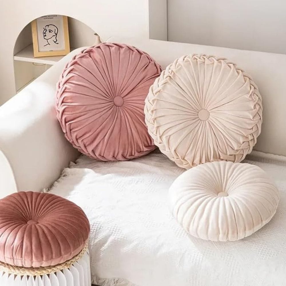 Coussin rond velours | Dreamy Sloth®