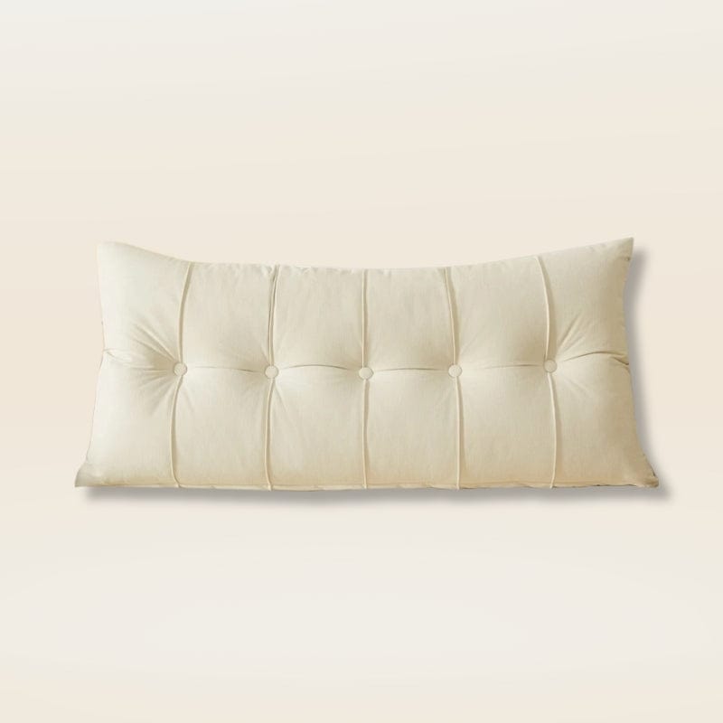Coussin tete de lit blanc | Dreamy Sloth® Blanc / 75x60x18 cm