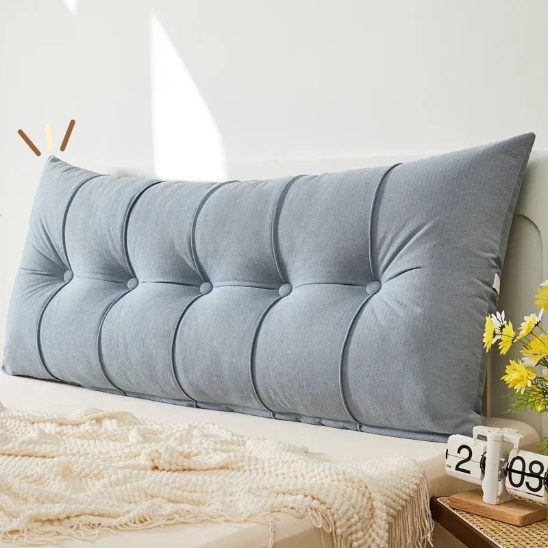 Coussin tete de lit blanc | Dreamy Sloth® Gris / 75x60x18 cm
