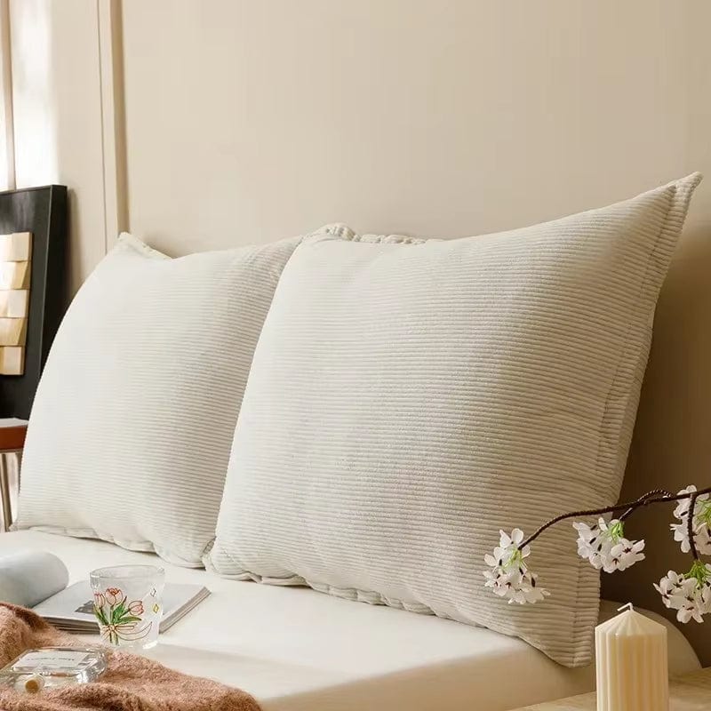 Coussin tete de lit noir | Dreamy Sloth® Blanc / 100x18 cm
