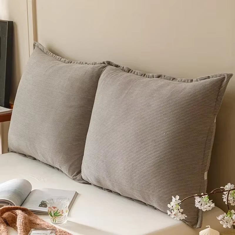 Coussin tete de lit noir | Dreamy Sloth® Gris / 100x18 cm