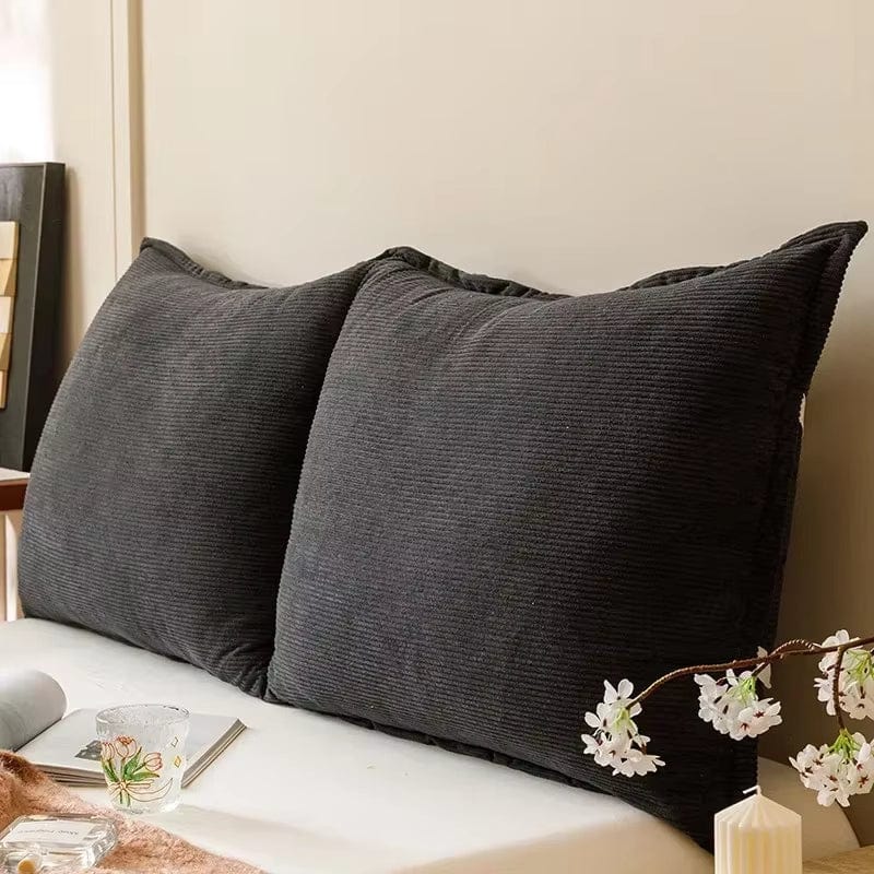 Coussin tete de lit noir | Dreamy Sloth® Noir / 100x18 cm