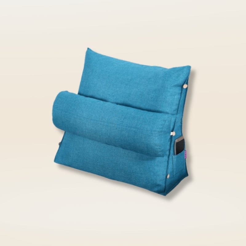 Coussin triangulaire | Dreamy Sloth® Bleu canard