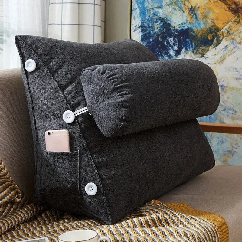 Coussin triangulaire | Dreamy Sloth® Gris foncé