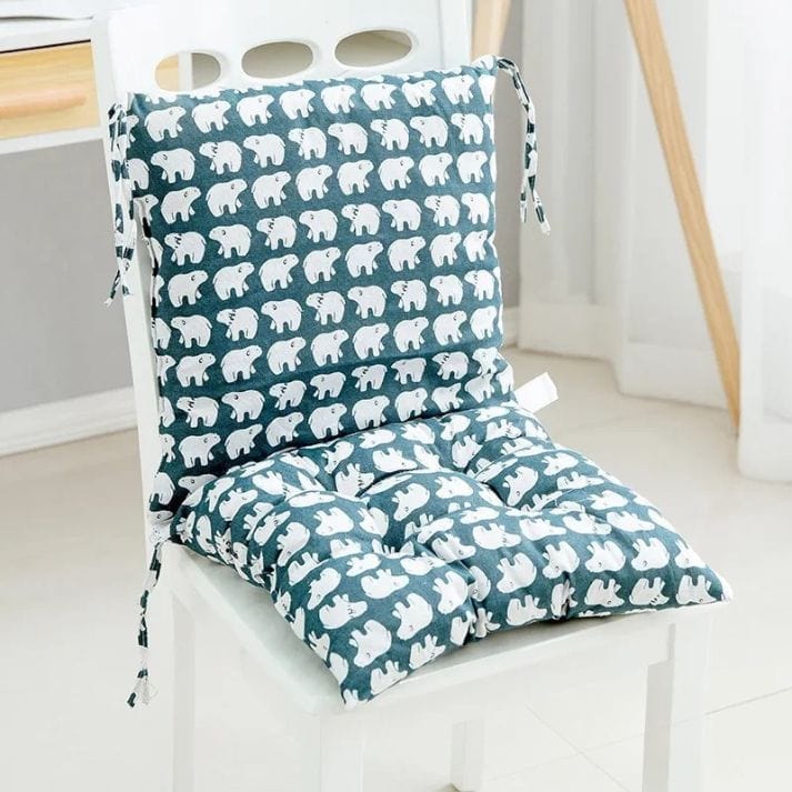 Coussins de chaises épais | DreamySloth® Bleu / 40x40 cm