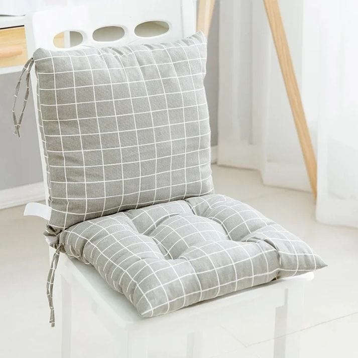 Coussins de chaises épais | DreamySloth® Gris / 40x40 cm
