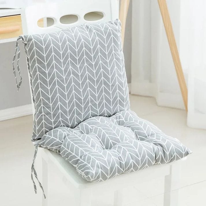 Coussins de chaises épais | DreamySloth® Gris clair / 40x40 cm
