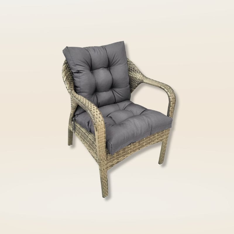 Grand coussin extérieur imperméable | Dreamy Sloth® Gris / 106x53x10 cm