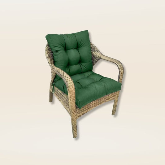 Grand coussin extérieur imperméable | Dreamy Sloth® Vert / 106x53x10 cm