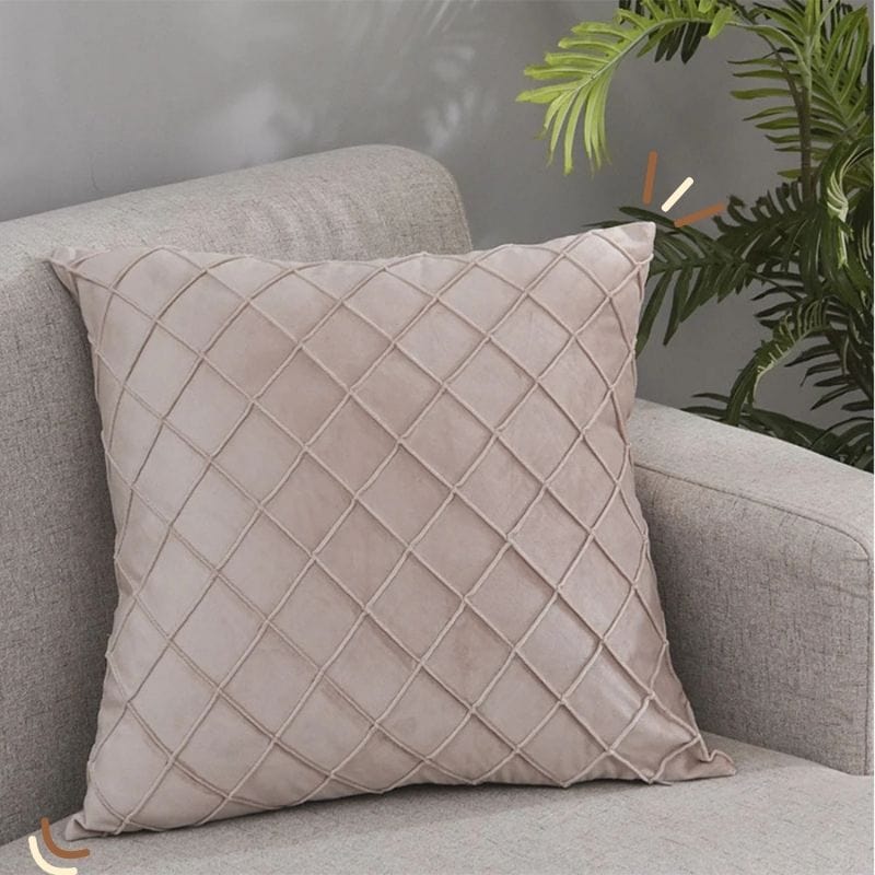 Housse de coussin 50x50 velours | Dreamy Sloth® Blanc / 45x45 cm