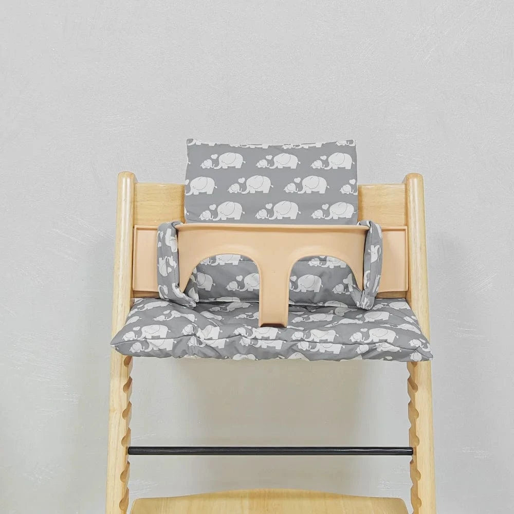 OK / 1PCS Baby High Chair Seat Cushion Cartoon High Chair Cushion- Pair with Tripp Trapp Chair & High Chair for Support and Comfort