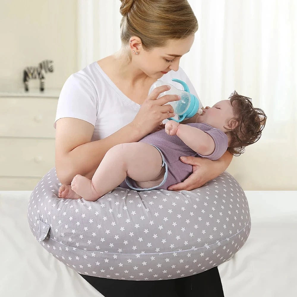 / OK / AnGku 70.9*51.2*13.8 Inches Pregnancy Pillow Removable Pillow for Pregnant Women 2PCS Nursing Pillow Breastfeeding Cushion Gris / 125x33 cm