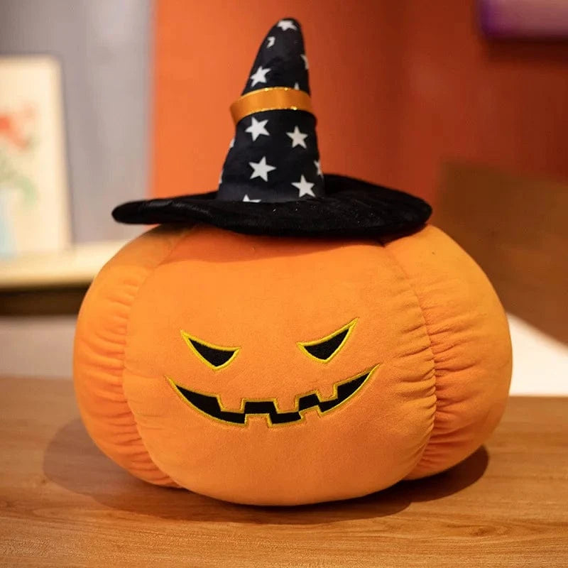 OK / New Home Textile Products Funny Halloween Pumpkin Pillow Soft and Comfortable Pillow Stretch Super Soft Pillow Orange Cushion 01 / 50X50CM
