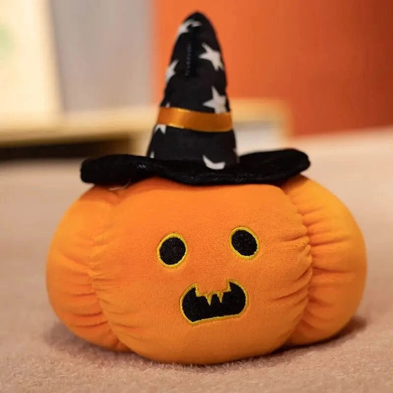 OK / New Home Textile Products Funny Halloween Pumpkin Pillow Soft and Comfortable Pillow Stretch Super Soft Pillow Orange Cushion 02 / 50X50CM