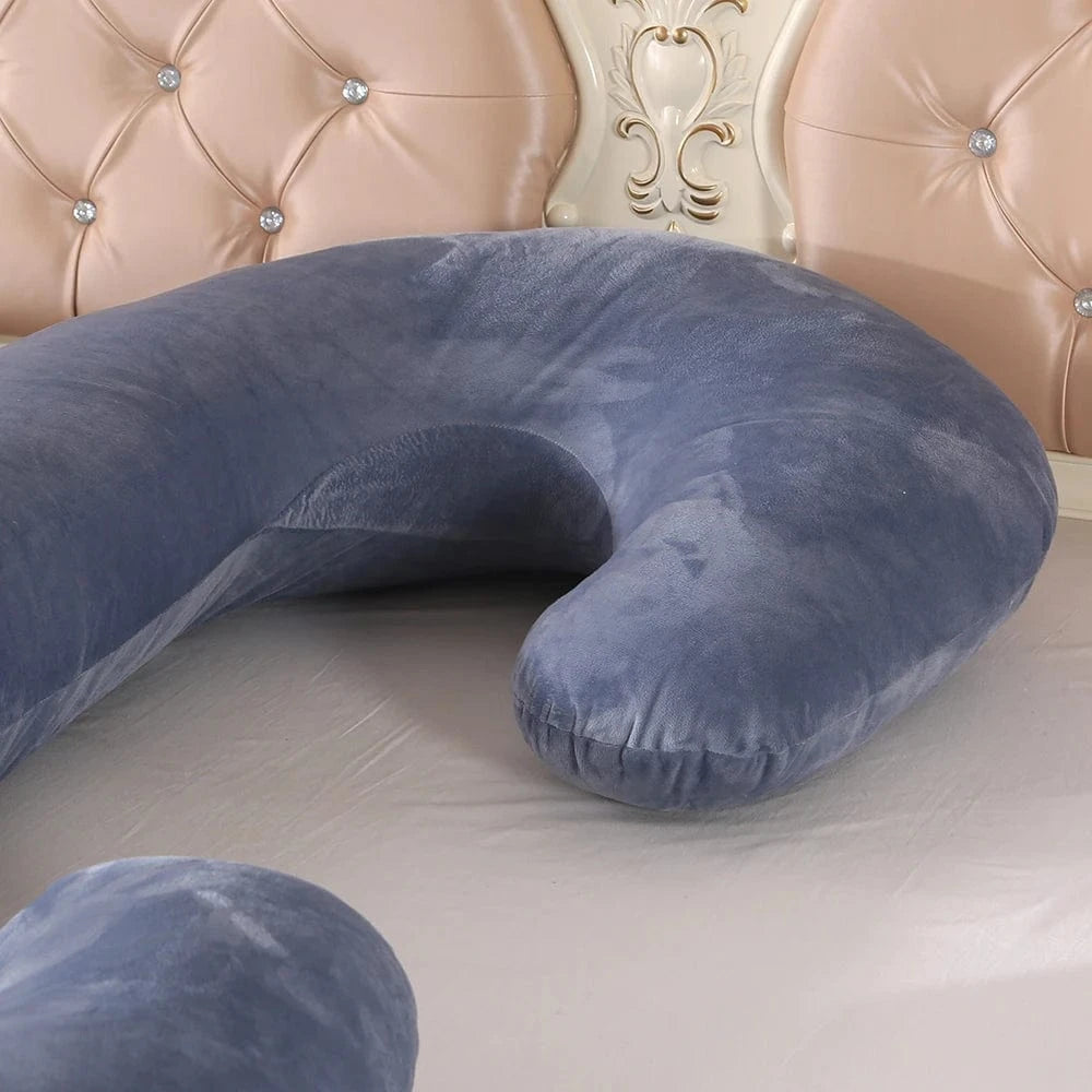 / OK / PANGDUBE 2.4KG~3KG Cotton Pregnancy Pillow for Pregnant Women C-shaped Sleeping Body Pillow Care for Pregnancy Nursing Cushion